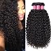 ALI JULIA Wholesale 3-Pack 10A Malaysian Virgin Curly Hair Weave Real Human Hair Weft Extensions Cheap Bundle Hair Products Natural Color 95-100g/pc (16 18 20 inch)