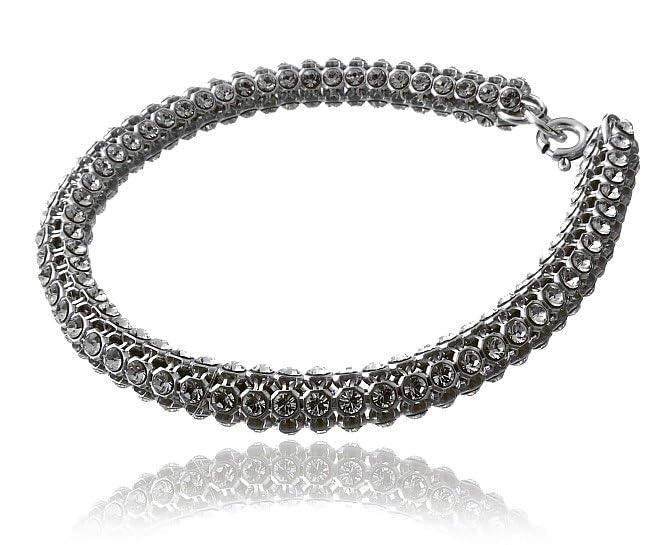 Bracelet en cristal cristallisé ARANDE exprimez votre singularité avec ce bijou unique en argent