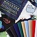 HunnmingRe 12 Pcs Aida Cloth 12 Color 14 Count Cross Stitch Fabric DIY Cross Stitch for Embroidery DIY Handmade Art Craft, 12 x 18 inch(Colorful)