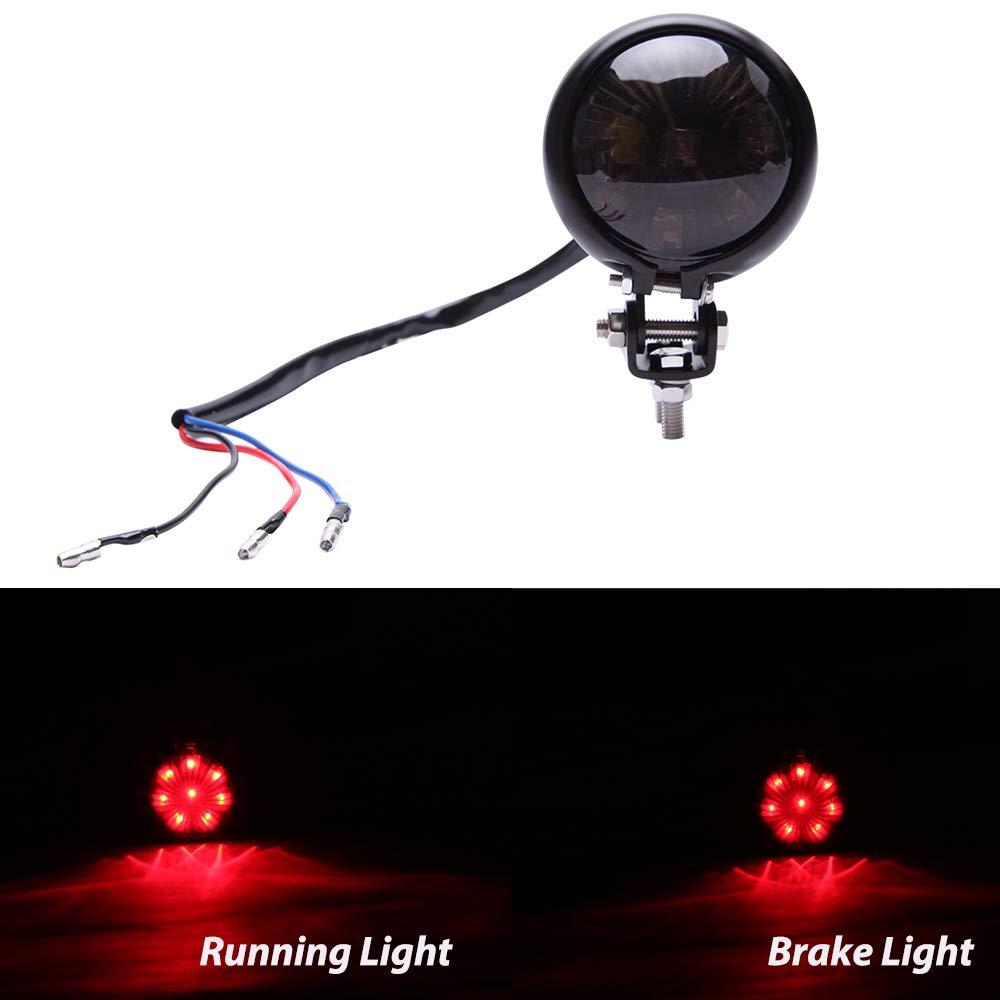 1X 12V MOTO LED Arrière Clignotant Feu Arrière Stop Frein Lampe Dirt