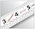 Komelon SM5425 Speed Mark Gripper Acrylic Coated Steel Blade Measuring Tape, 1-Inch X 25Ft , White