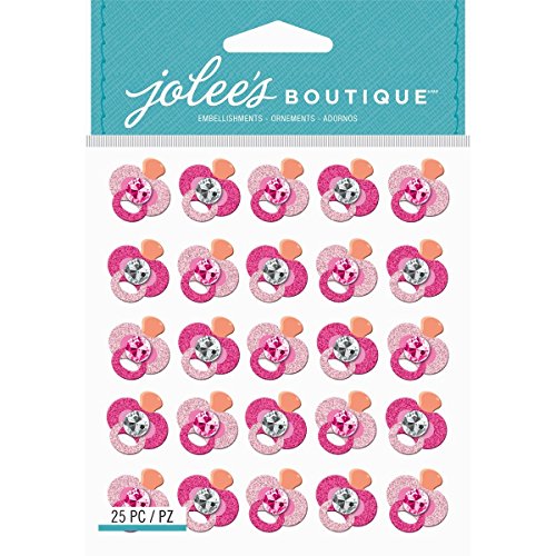 Image of Jolee's Boutique 0015586968095 Pink GLTTR Pacifier RPT BQ16 , Other