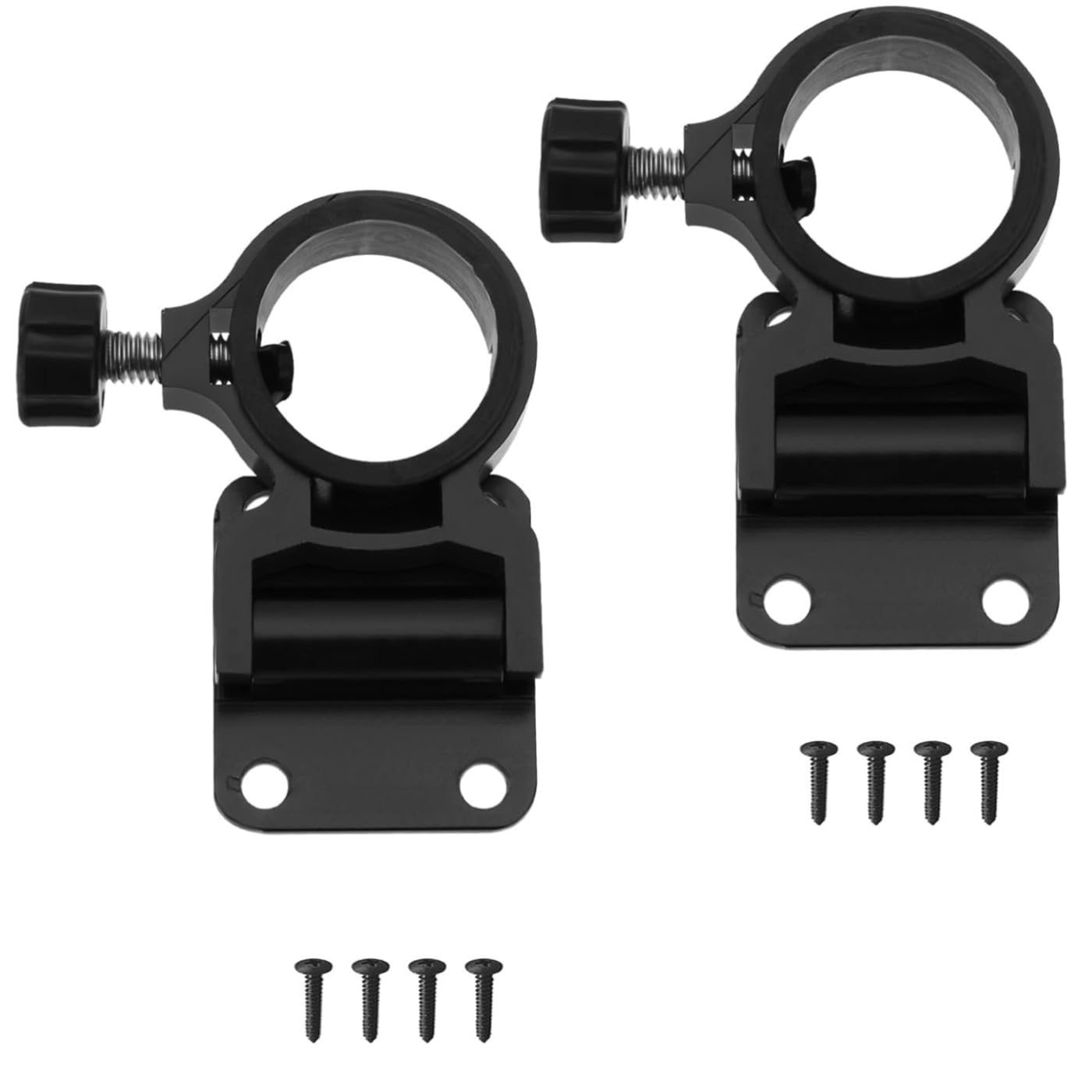 Bessy shop Fishing Umbrella Holder,2PCS Umbrella Base Parasol Wall Mounted Balcony Clamp Aluminum Boat Rod Holder Wall Mounted Fishing Umbrella Bracket for Outdoor Balcony Fishing Box Parasol
