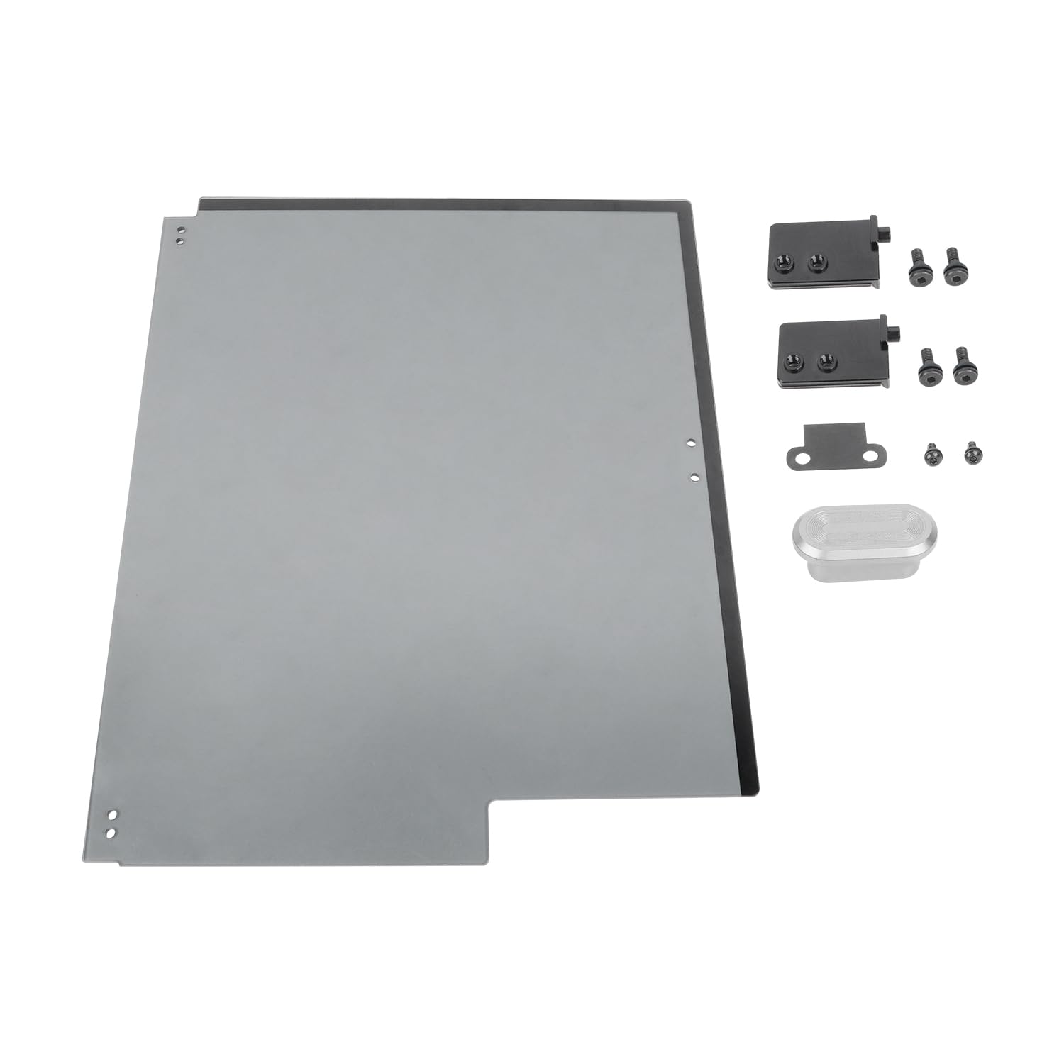 Creality K1 Fronttürglas-Set – Original 50% transparentes schwarzes Ersatz für Creality K1 3D-Druckerzubehör (302 x 372 x 3 mm)