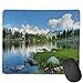 Produktbild Dekoratives Gaming-Mauspad,Sommeransicht des Arpy-Sees nahe La Thuile Ao,Bürocomputer-Mausmatte mit rutschfester Gummibasis