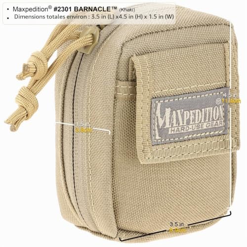 Maxpedition Barnacle Pouch etui ceinture nylon avec compartiments internes
