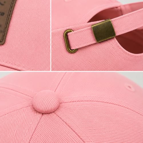 Image of Cap for Men Women Topi Unisex Head Branded Boy's Girl's Caps Adjustable Strap Summer Sports Cricket Gym Dance Cotton Free Size
