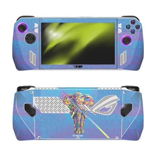 Autocollant ASUS ROG Ally anti-rayure peau vinyle design Éléphant P.D. Moreno