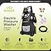 Sun Joe Electric Pressure Power Washer, Heavy-Duty 2500 Max PSI (2030 PSI PWMA Rated) - Portable Cleaning and Washing Machine System for Home, Autos, Patios, Decks, & Sidewalks, SPX3000