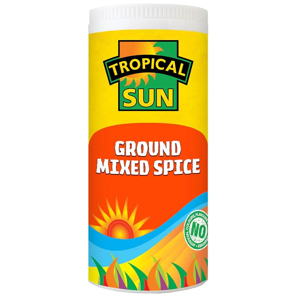 Tropical Sun Ground Mixed Spice – Sweet & Savoury Blend for Baking, Curries & Sauces – Coriander, Cinnamon, Cloves – 80g