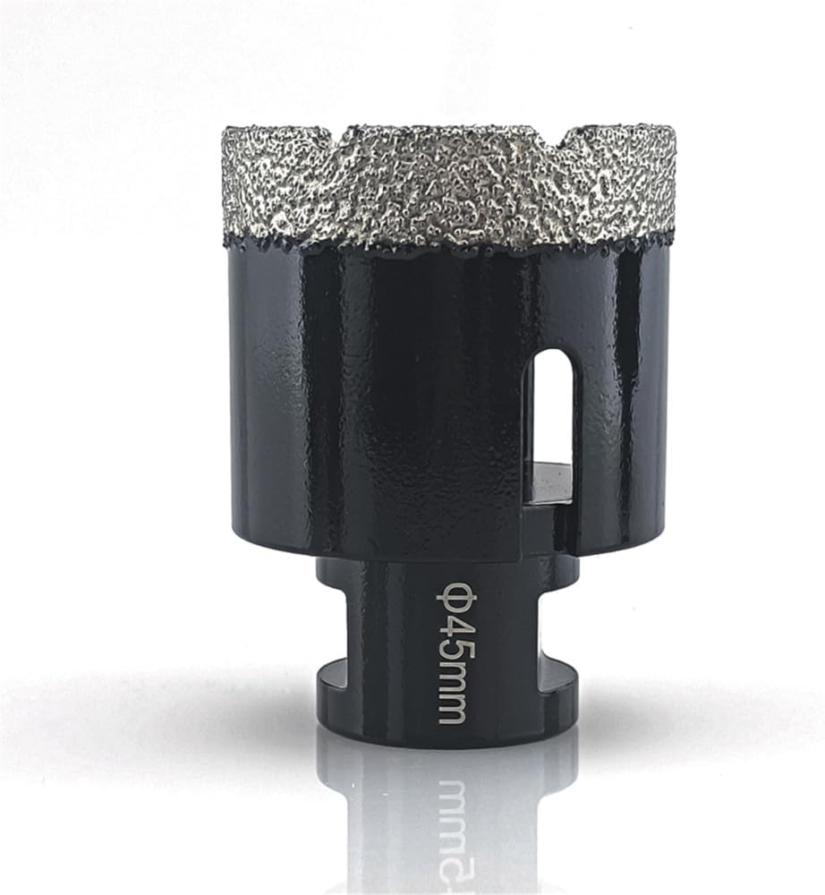 1pc M14 Diamond Thread Dry Vacuum Brazed Drill Core Set Porcelain Tiles Crown Granite Drill Marble Hole Saw Tools, 50MM