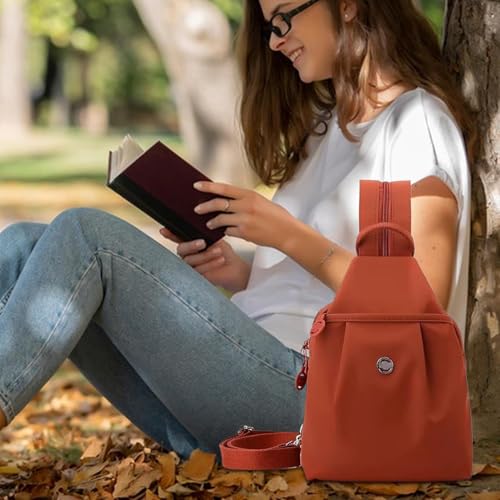 Waterproof 2-Way Commuter Bag, Tote Backpack Convertible Bag, 30x21x14cm Anti-Theft Large Capacity Travel Tote For Women4