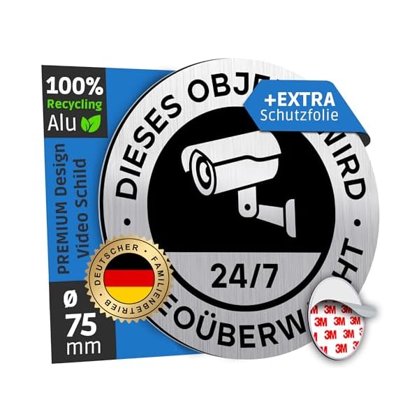 SB005-Video Surveillance Signs-Rnd