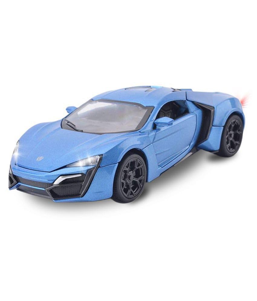 PLUSPOINT Diecast Toy Car Scale Model,Pull Back Vehicles Alloy Simulation Supercar with Lights and Sound Also for Car Dashboard,Kids,Adult (Lykan) (B0BM6T7SH5) Amazon Price History, Amazon Price Tracker