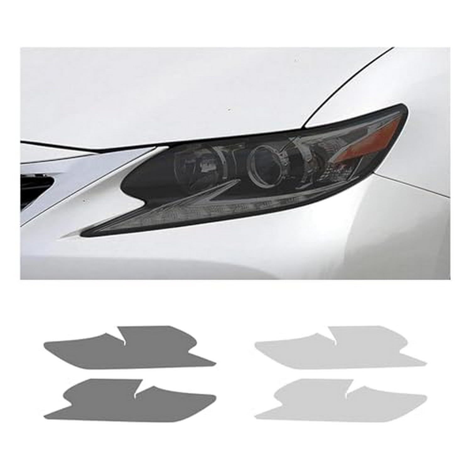 Film protection phare TPU noir haut de gamme pour Lexus ES
