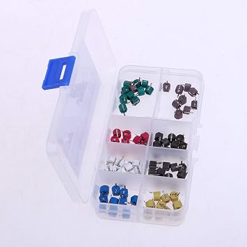Baosity 80 Piece Plastic Variable Capacitors pF - 120pF(8 Values/Types)