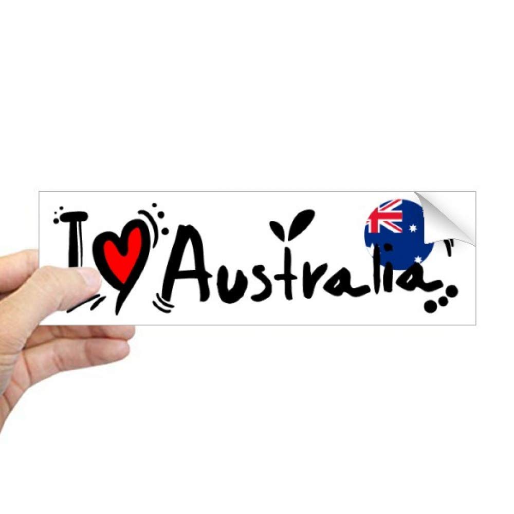 Autocollant drapeau Australie résistant aux UV pour vitre de voiture