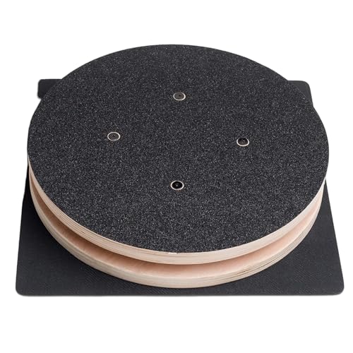 Tabla giratoria portátil de madera para adelgazar y ejercitarse en casa