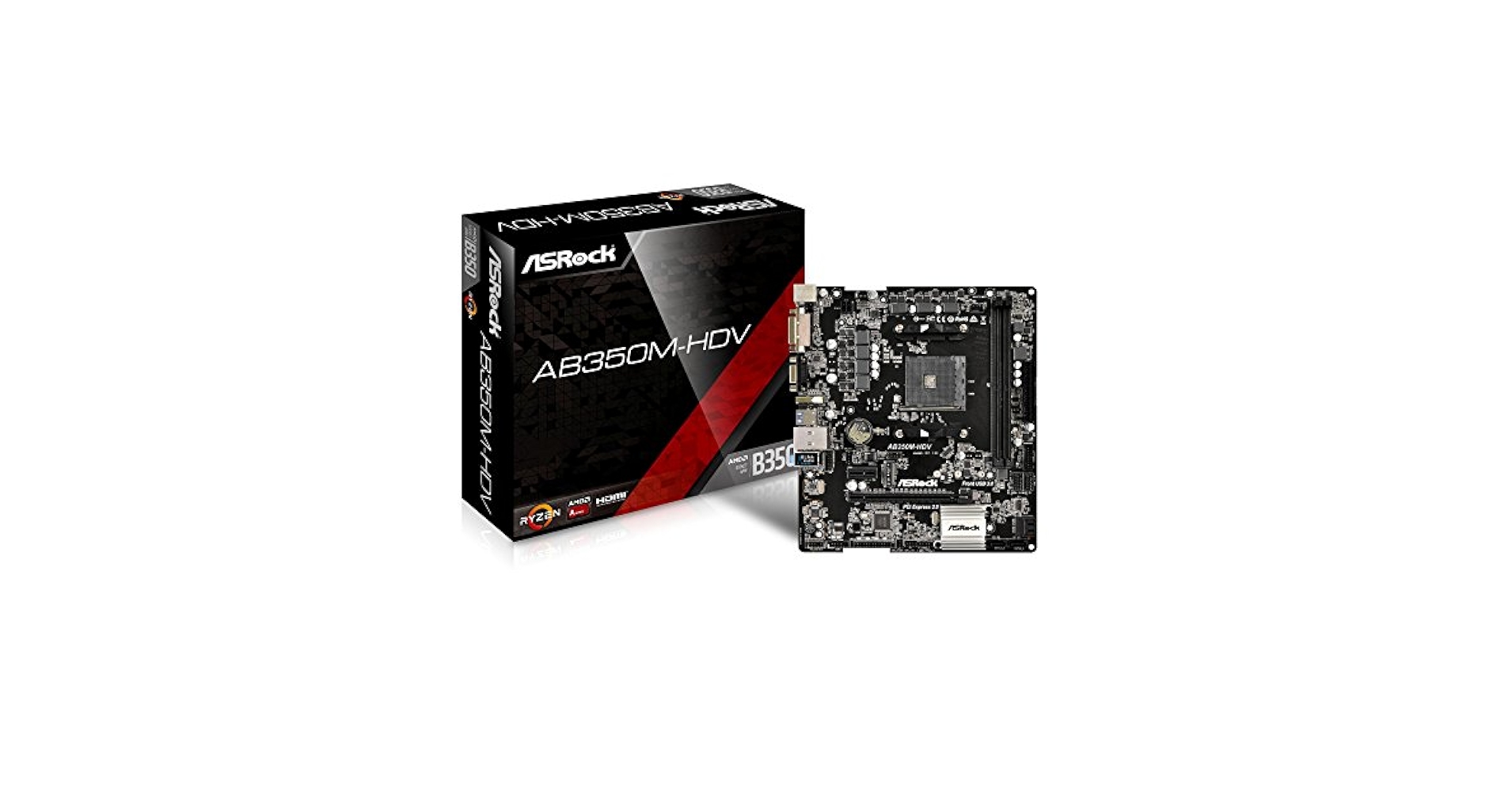 Amazon.com: ASRock AB350M-HDV Socket AM4/AMD B350/DDR4