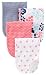 Carter's Burp Cloth - Pink Navy Print - 4 ct