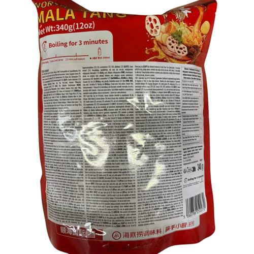 HAIDILAO - Épices pour Hot Pot Piquant Mala Tang - (1 x 340 g)