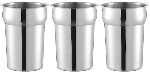 OCS Parts Pro Series - Olla de inserción para vegetales de 2.5 cuartos de galón Olla de acero inoxidable de 7.5 x 5.69 pulgadas para salsas