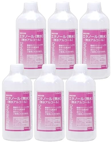 植物性発酵エタノール(無水エタノール)500ml ×6個セット