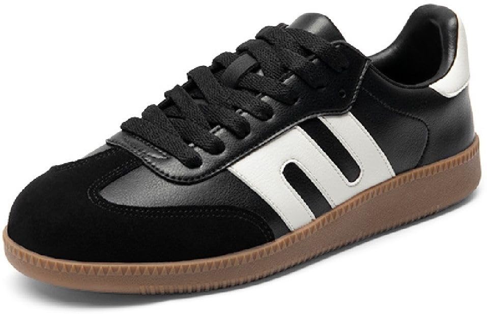 Image of ASTEROID Retro Inspired Low Top Casual Shoes with Durable Gum Sole Contrast Side Accents and Classic Lace Up for Versatile Wear