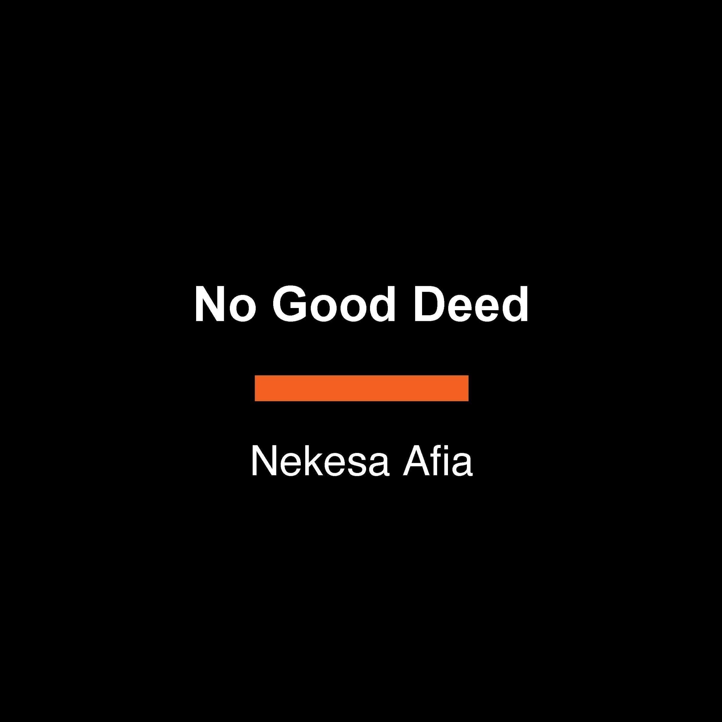 Cover art for No Good Deed