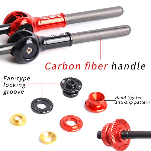 Liberação de bicicleta, Romacci 2 PCS bicicleta de liberação rápida cubo da roda dianteira traseira