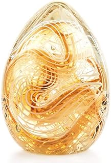 Hand-Blown Easter Egg Figurine Collectibles Crystal Blessing Paperweight Festive Easter Tabletop Decoration
