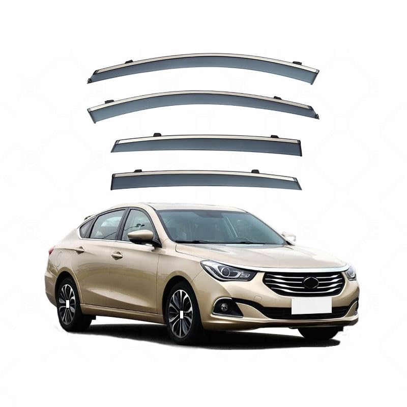 Déflecteurs de vent pour Trumpchi GA6 2015-2018 | Lot de 4 pièces