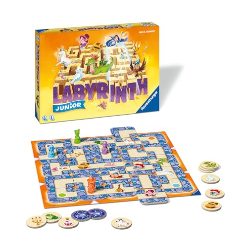 Ravensburger - Labyrinthe Junior - Enfant - De 2 à 4 Joueurs à partir de 4 Ans - 20847 - (Multilingue – Français Inclus)