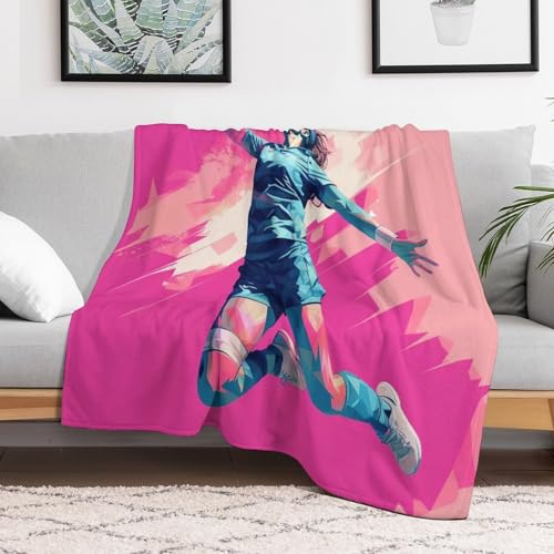 Couverture canapé volley-ball en flannel douce 140x180cm
