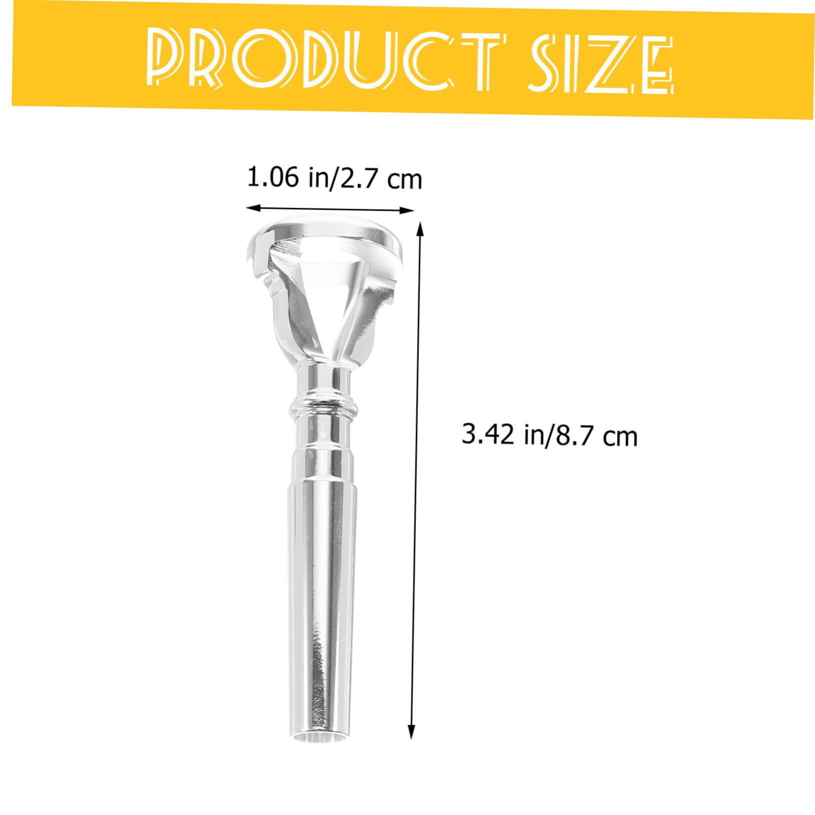 Entrenador de Boca para Trompeta Pequeño, Accesorio para Práctica de Labios, Herramienta de Entrenamiento para Trompeta, Color Plateado, Dispositivo Duradero para Enseñanza