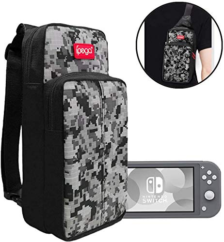 Bolsa Compatível C/ Nintendo Switch Lite Bag de Ombro Durável Preta - Ipega