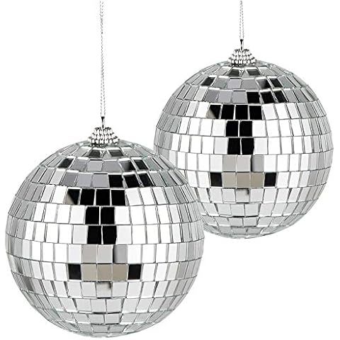 Chudian 2pcs Bolas de Espejos Discoteca Cover