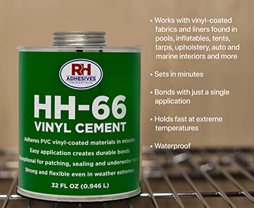 Hh-66 Vinyl Cement, 16 Oz. Can - Rh Adhesives #TOP3