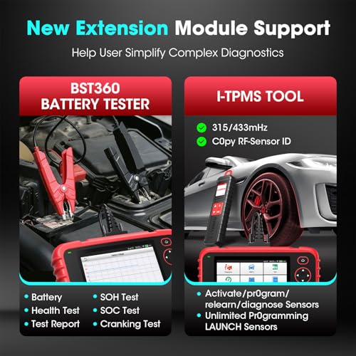 LAUNCH CRP123X V2.0 OBD2 Scanner 2025 Version, ABS SRS Engine Transmission Car DiagnosticTool, 7 Service Functions, Battery Test, Lifetime Free Update - 7