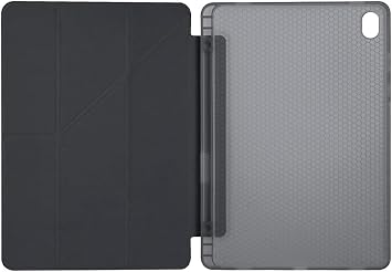 Happy Trend Samsung Galaxy Tab S10 Lite / S10 Fe / S9 Fe / X400 ile Uyumlu Akıllı Kılıf, Kalem Bölmeli Lansman Origami Standlı Darbe Emici Şeffaf Arka Kapaklı Ultra İnce Popüler Tablet Kılıfı