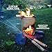 The Original OneLogFire (6) Pack | Swedish Fire Log | Swedish Torch | One Log Campfire | for Outdoor Firepit | Campfire | Bonfires | Fireplace