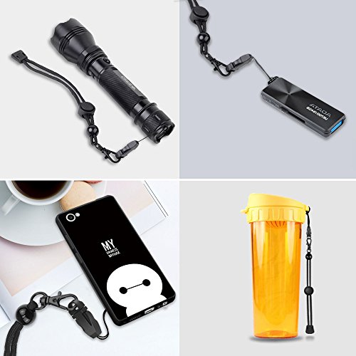 10-Pack Paracord Hand Wrist Strap Lanyard with Quick-Release Buckle - Thumbnail 4