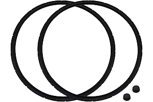 Pack of 2 Pressure Canner Sealing Rings and Overpressure Plugs for Presto...