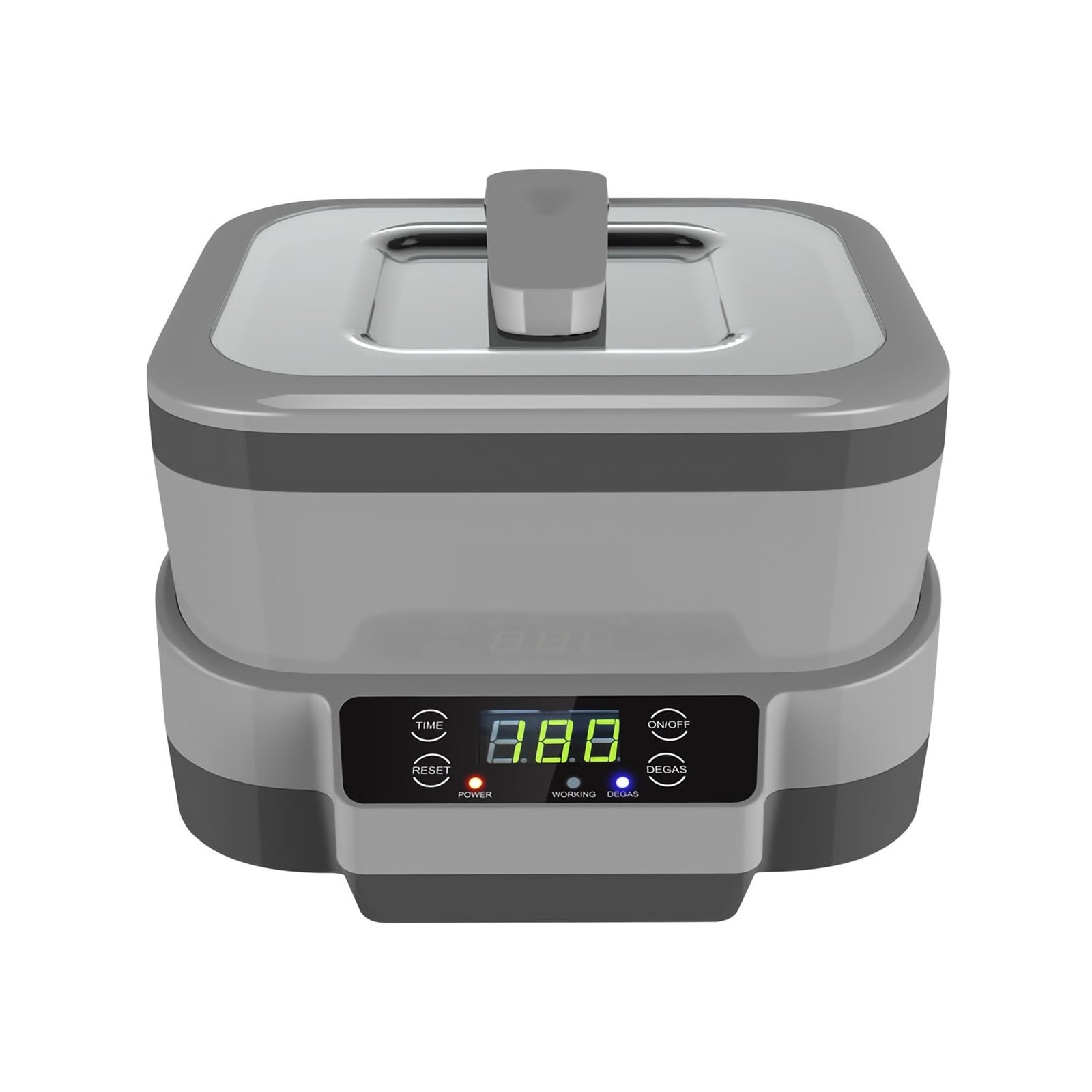 Limpiador de joyas, Máquina De Limpieza Por Ultrasonidos 3 Uds, Limpiador 1,2 L, Joyería, Reloj, Gafas, Anillo, Cepillo Belleza, Baño,para retenedores