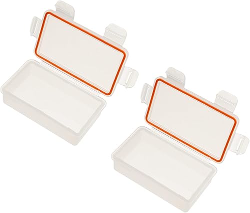 Auniwaig Caja de almacenamiento de batería, 2 fundas de batería 18650, caja de almacenamiento organizadora de baterías, soporte de almacenamiento de