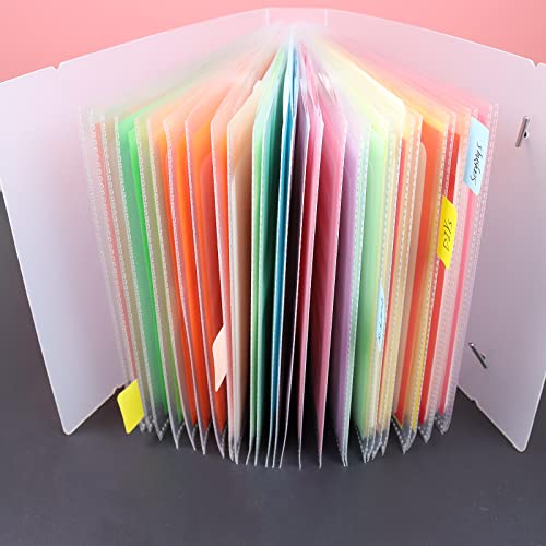 Image of Cookie Stencil Storage Binder - Die Cut & Stamp Storage Holder - Baking Stencil Organizer (2 Pockets x 50 Pages)