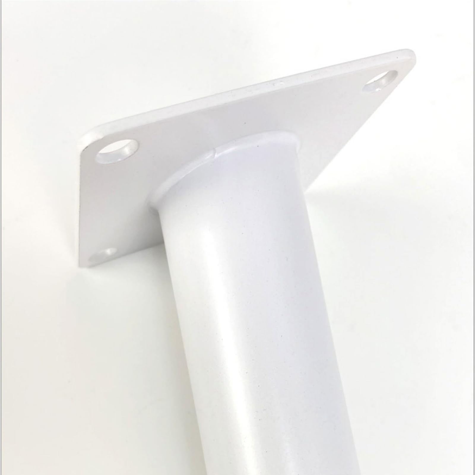 Generico Gambe per Mobili Piedini per Tavolo in Metallo da 30 cm 4 Pezzi Supporto in Ferro Bianco Vernice Spray Piedini per Divano Altezza: 10-72 cm Piedini per Mobile da 30 cm/11,8"