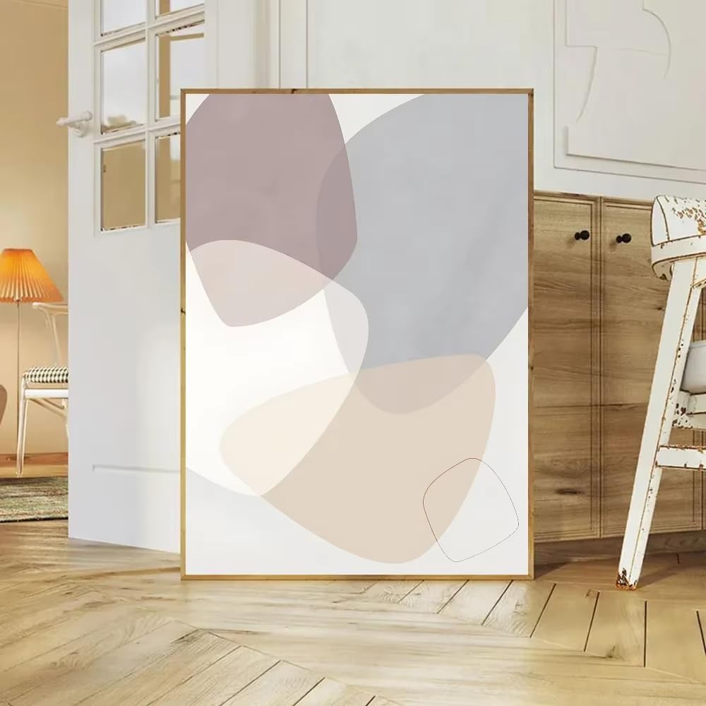 DFZEWKI Graphic Abstract Poster Canvas Painting Art Modern Home Living Room Bedroom(80x120cm(31x47in)/No frame)