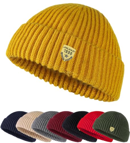 Sombrero para Mujer de Punto Gorro Vendedor de Periódicos Grueso Elegante Sombrero Invierno cálido Forro Polar Gorros de Punto para Mujeres