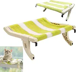 Cama Suspensa Gato Pet Janela Caminha Luxo Vista Panoramica Relaxante Anti Estresse Sala Quarto Casa Petshop